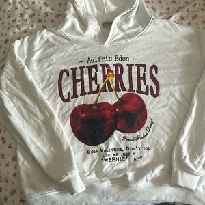 Aelfric Eden hoodie that says cherries size M